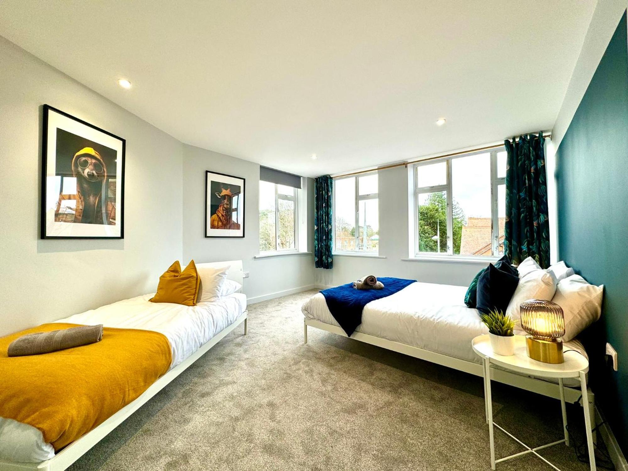 Amazing Large 3 Bedroom Apartment - Sleeps 8! Bournemouth Luaran gambar