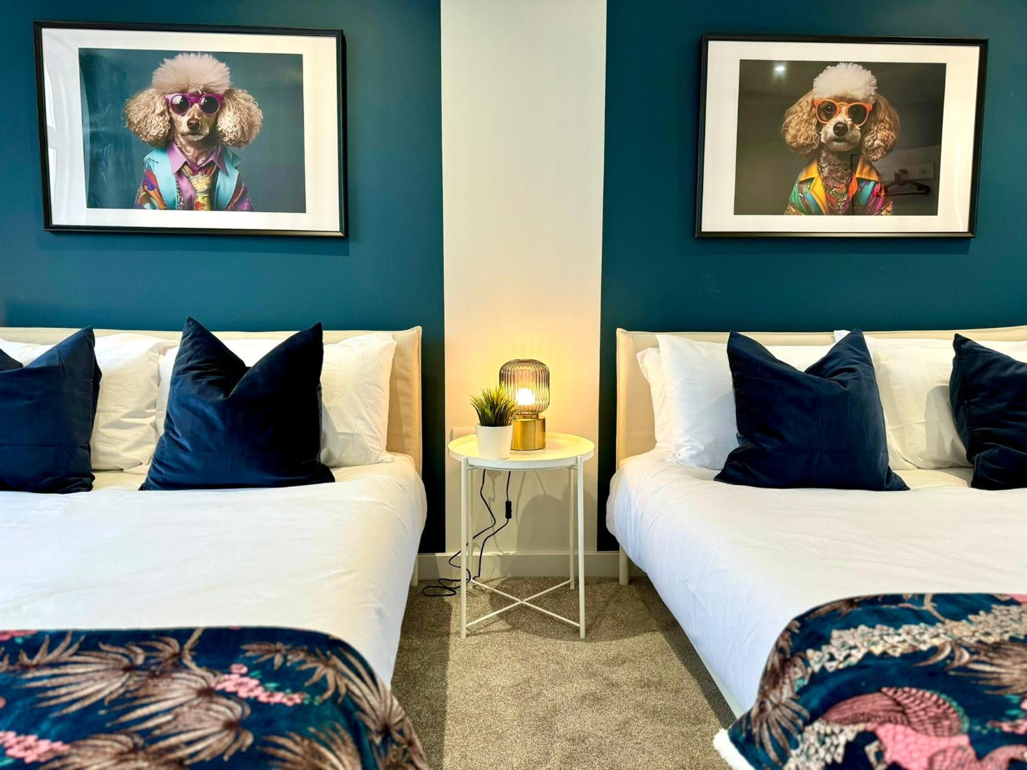 Amazing Large 3 Bedroom Apartment - Sleeps 8! Bournemouth Luaran gambar